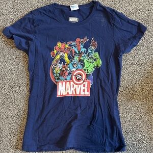 Marvel Navy Superhero T-Shirt